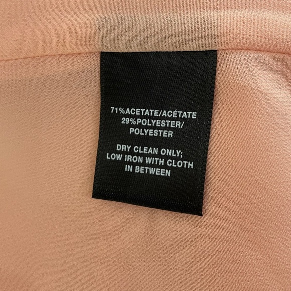 Lafayette 148 New York Peach Holly Bell Sleeve Dress Size XL V Neck Short Womens - Picture 8 of 10